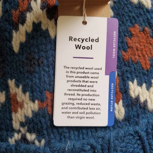 Patagonia snowbelle beanie hat womens green - Picture 5 of 7